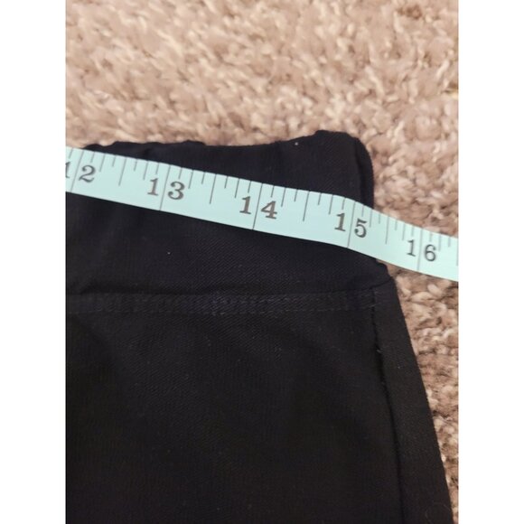 Eileen Fisher Career Pull On Trouser Pant Black Wmn L Minimalist Closet Staple - Picture 6 of 8